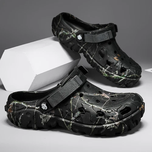 Garden clogs new men's eyelet sandals casual beach slippers swimming non-slip - Bild 3 von 35