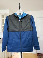 BOYS SIZE M 10/12 WARM TEK GEAR FLEECE HOODED FULL ZIP NEW WITHOUT TAGS