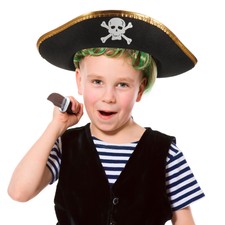 Pirate Costume Accessories Pirate Tricorn Kids Pirate Hat Pirate Roleplay Hat