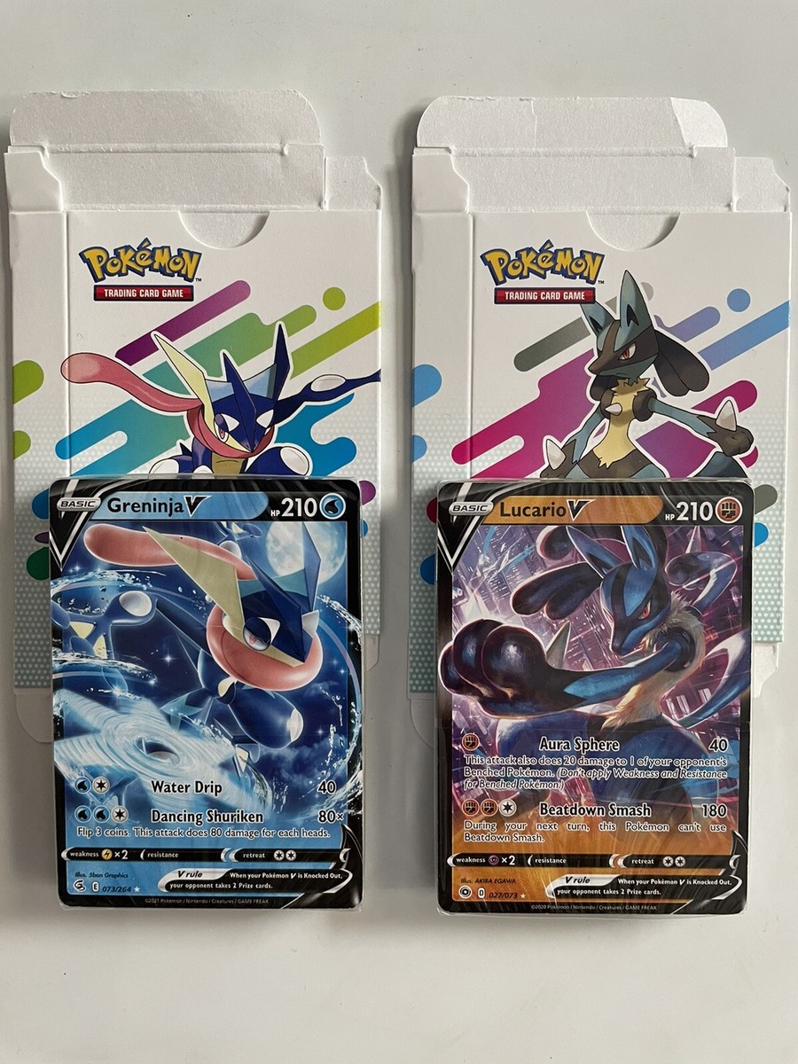 Pokemon Play Lab Demo Pack PAX Lucario & Greninja