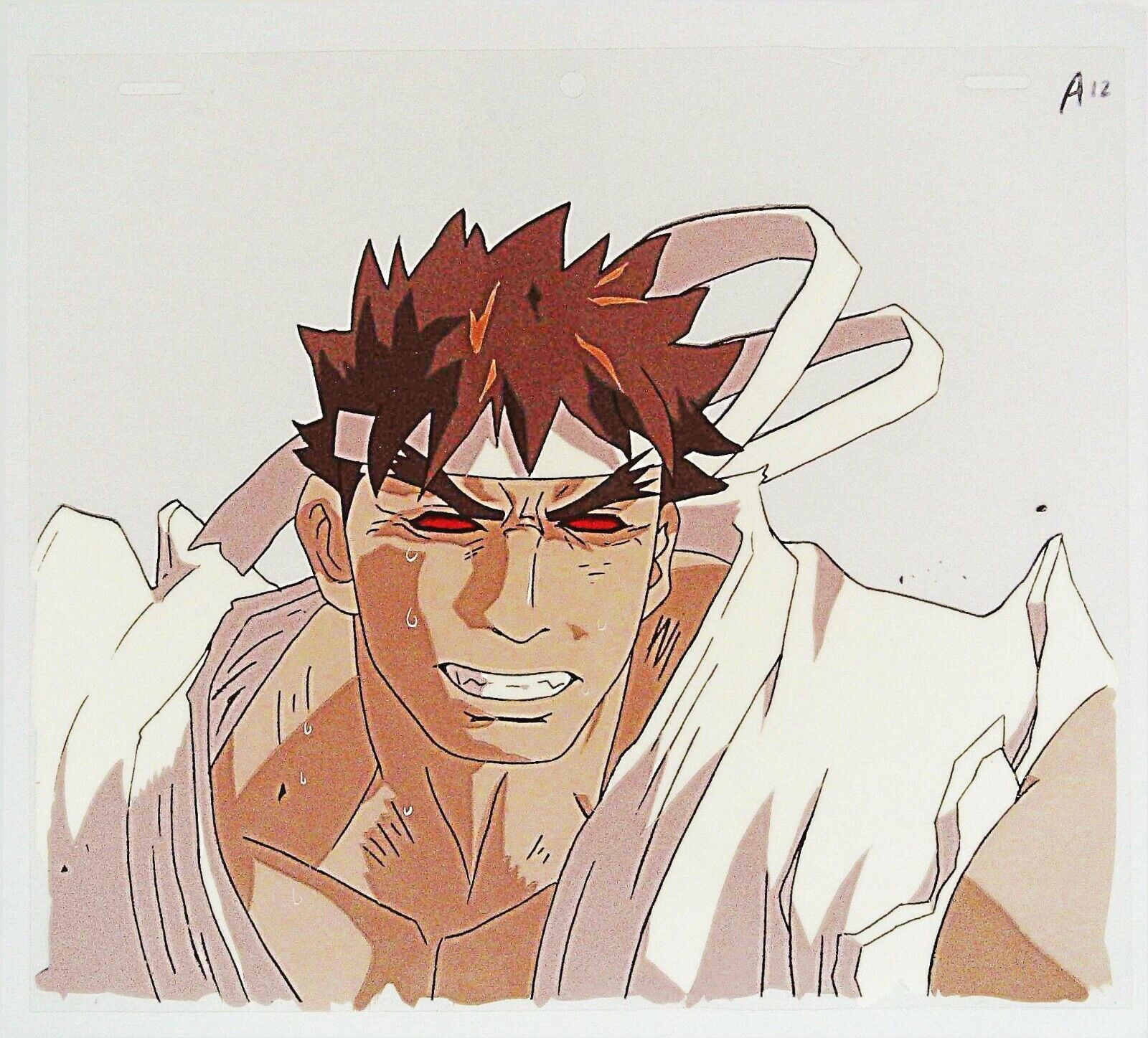 STREET FIGHTER ALPHA ZERO RYU ANIME PRODUCTION CEL 10