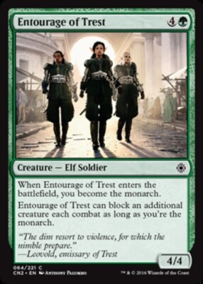Entourage of Trest Light Play, English Magic the Gathering MTG Conspiracy 2