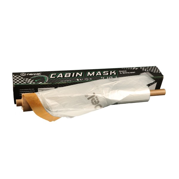 Kabinenschutzfolie 4-Lagig 18M X 2,40M Abdecken Lackierkabine Rolle Abdeckfolie-image
