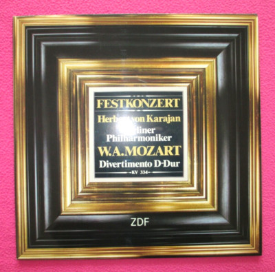 Karajan MOZART: Divertimento ZDF Live Recording Private Pressing* NM * RARE
