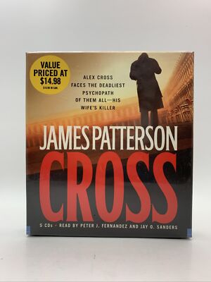 Cross Alex Cross - Audio CD By James Patterson- New Factory Sealed
