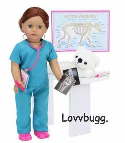 Set accessori medico medico per bambola ragazza americana costume SPEDIZIONE GRATUITA AGGIUNTE! LovvU - Foto 8 di 12