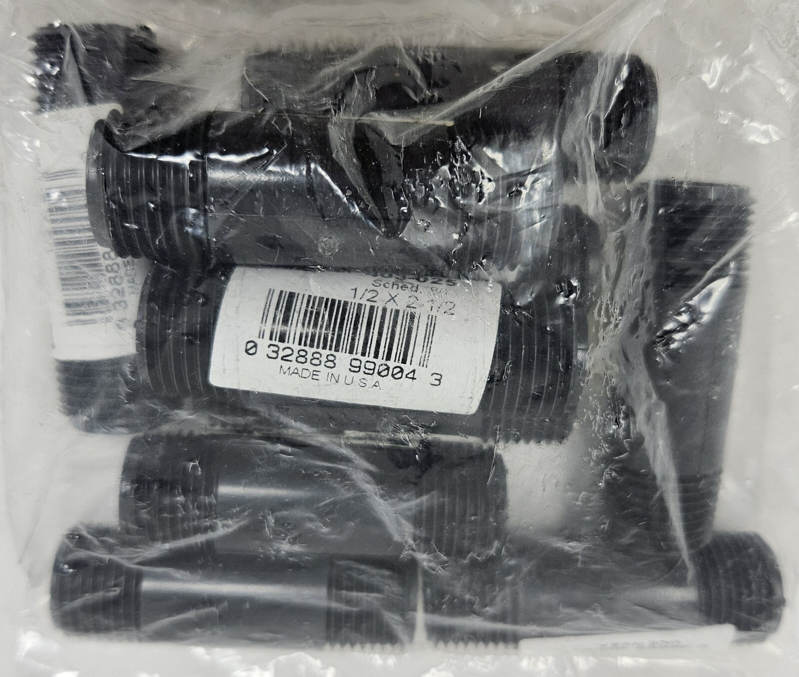 Mueller 403-025 1/2" x 2-1/2" Schedule 80 Qty 10
