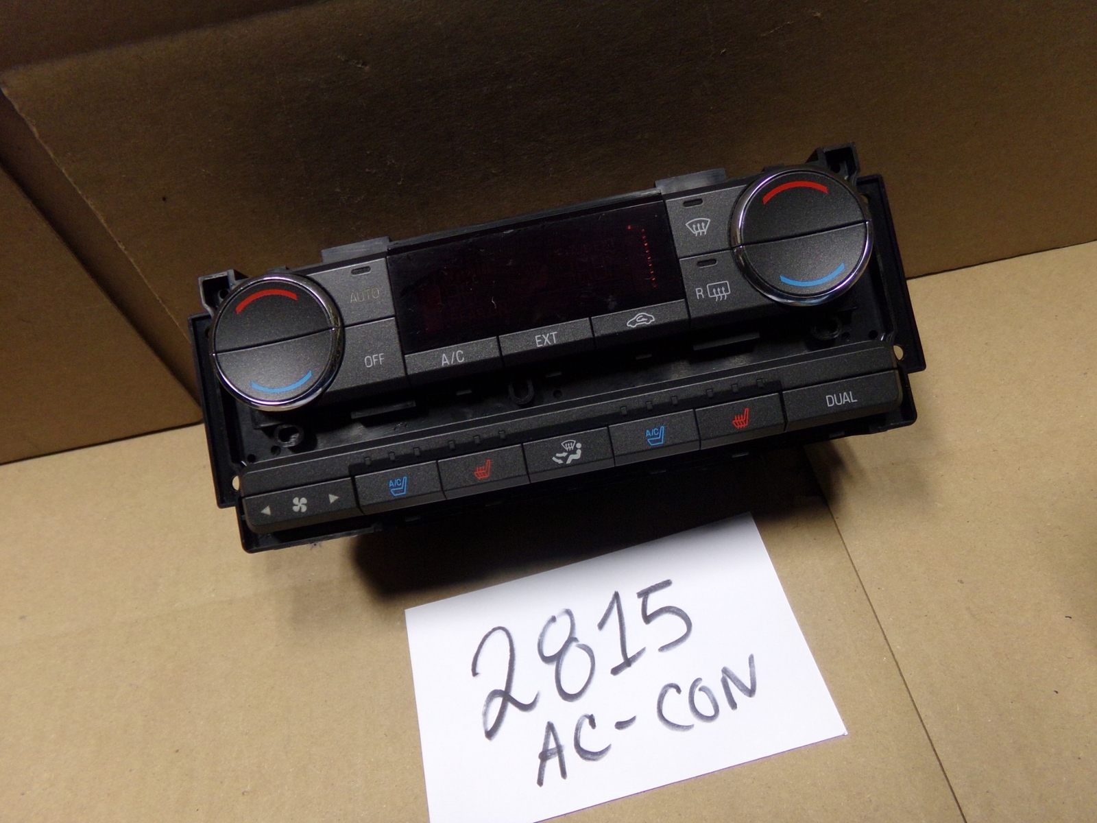 08 09 10 Lincoln MKX Used AC and Heater Control Stock #2815-AC