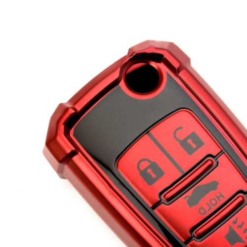 Folding Flip Key Cover Fob Case Red For Holden Cruze Malibu Buick Regal Lacrosse - Picture 5 of 5