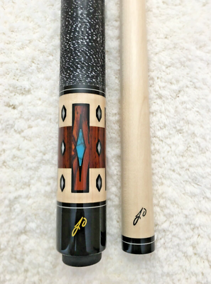 ★カスタムキュー★オリビエ★JERRY OLIVIER★美ココボロ★マラカイト★ Jerry Olivier Custom Pool Cue JO-18-15, Cocobolo & Turquoise, FREE