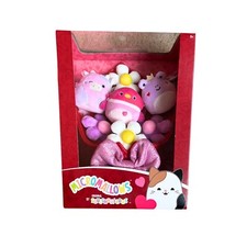 New Squishmallows Micromallows Bouquet Valentines 2025 Mini Flowers in Box Plush