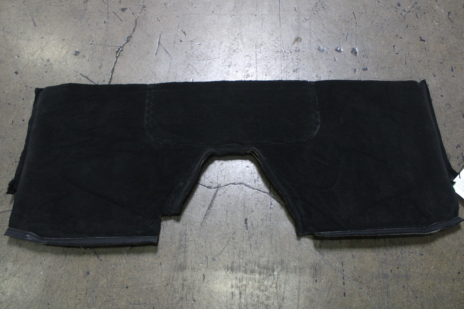 Ferrari 575, 550, Back Wall Rear Carpet Panel, Black, Used, P/N 649215