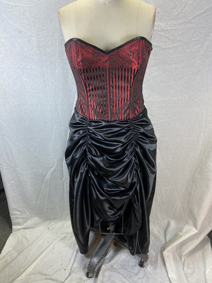 white christmas dresses Vintage Steampunk Corsets Dress – PurePunkRock main image 1