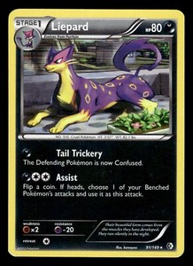 Liepard 91/149 Holo Rare BW Boundaries Crossed Pokemon Card