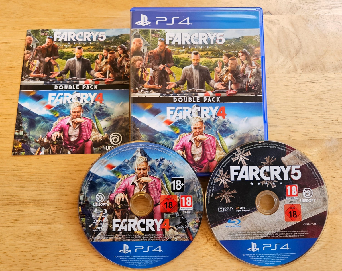 PS4 (CIB) Far Cry Double Pack COMPLETE PlayStation