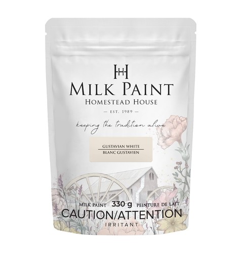 Pintura de leche Homestead House - blanca Gustavian - Imagen 9 de 9