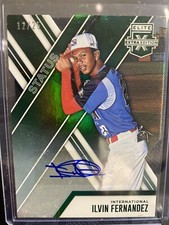 2017 Panini Elite Extra Die Cut Status Ilvin Fernandez #164 (12/25) AU*