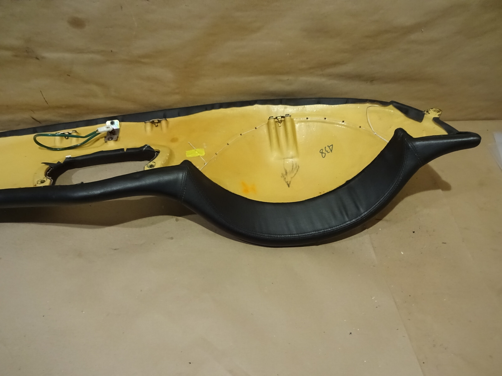 Maserati  4200 - Upper Dash Insert Panel- Black - P/N 67698500