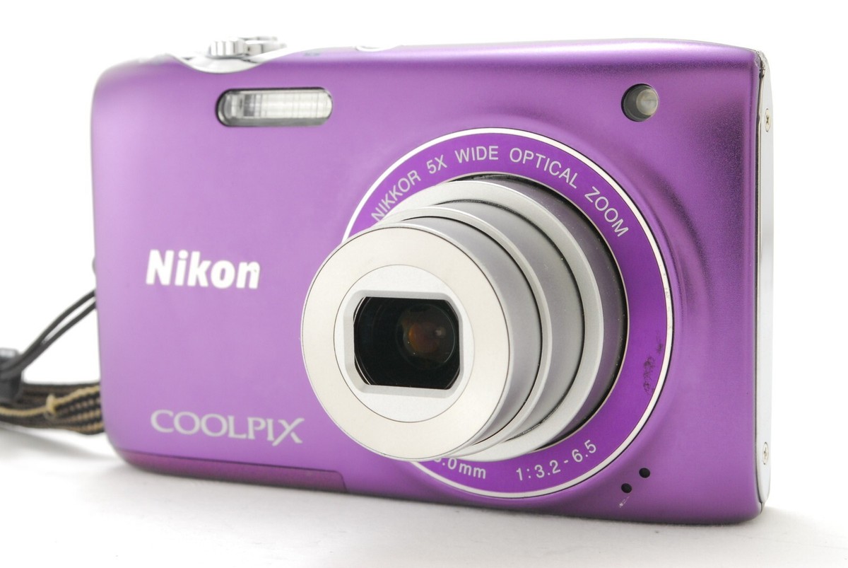 Nikon COOLPIX S3100 パープル Amazon.com : Nikon COOLPIX S3100 14 MP Digital Camera with