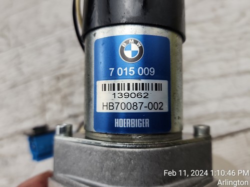 2002-2008 BMW 745i 750i E65 TRUNK PUMP HYDRAULIC MOTOR LIFT ACTUATOR 7015009 - Picture 10 of 11