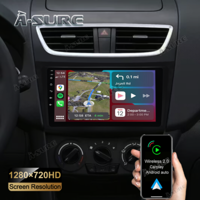 Suzuki Swift CarPlay autoradio | 2011 t/m 2017 | Denago DNG-A251 | 9 i