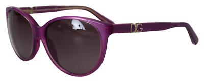 Dolce Gabbana Purple Acetate Frame Round Shades DG4171P