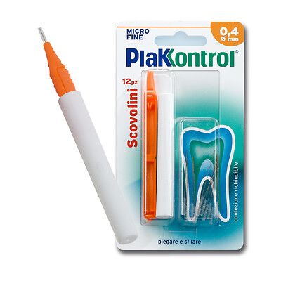 PlaKKontrol  Micro Feinbürsten 0,4 mm 10 Stück