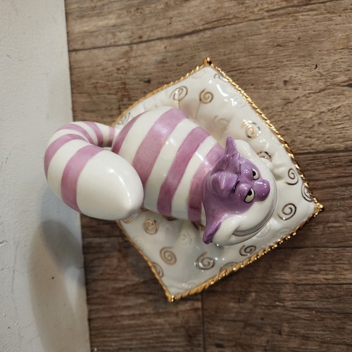 Lenox Disney Alice in Wonderland Cheshire Cat RARE HTF Figurine - Picture 10 of 18