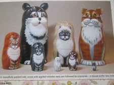 10pg Russian Nesting Doll History ARticle w/ Greeting card Pattern / Burley