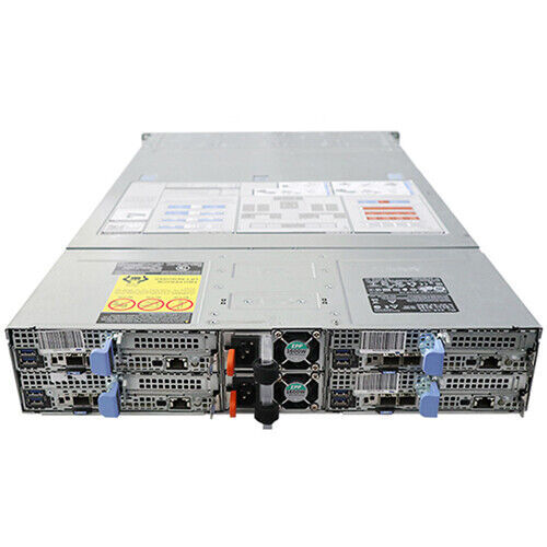 Dell C6400 24x2.5(8xNVME) Server/4X C6420 Node/8X Gold 6138 20C/512G RAM/4x 1T - Picture 4 of 5