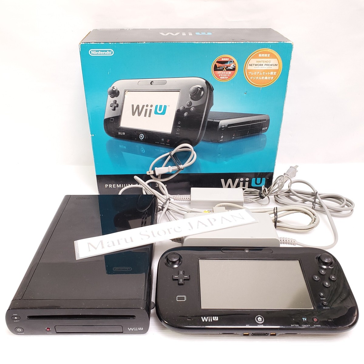 NINTENDO Wii U8GB 32GB Black White Console & Game Pad NTSC