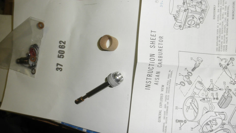 Toyota#04211-34051,B/W15505'69-71 Celica,Corona,Hilux 8RC Aisan Carb.Kit#37-5062 - Image 4 of 4