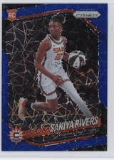 2025 Panini Prizm WNBA Blue Velocity Prizm Saniya Rivers #131 Rookie RC 1q03