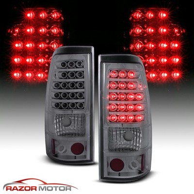 2003-2006 For Chevy Silverado 1500 2500 3500 HD Smoke Clear LED Tail Lights