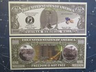 VIETNAM MEMORIAL WALL in Wash. DC - POW-MIA ~ $1,000,000 One Million Dollar Bill — photo 1