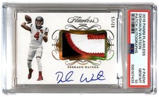 2019 Flawless Patch Auto 2/15 Deshaun Watson #PA-DW PSA 10 POP 1 R6220J