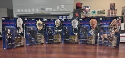 Hellraiser Series One Set of 6 Action Figures NECA Reel Toys New Sealed 2003