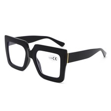 Oversized Square Reading Glasses Fashion Reader Eyeglasses Unisex Frames