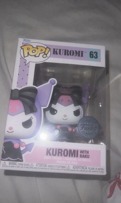Funko Pop! Kuromi with Baku Vinyl Figure #63 Special Edition