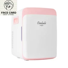 Classic 0.35 Cu. Ft. Retro Mini Fridge in Pink without Freezer