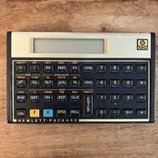 HP 12C Financial Calculator Hewlett Packard Tested Working