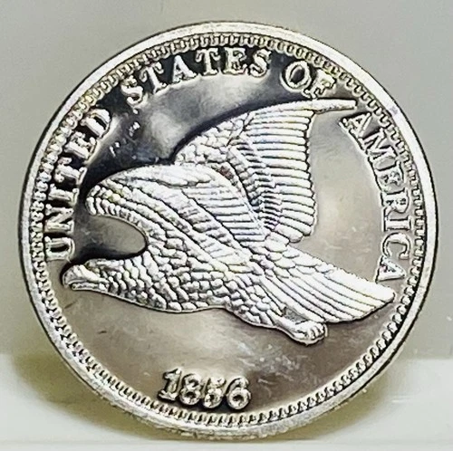 3 Gram SILVER 1856 Flying Eagle  Proof Tribute  - Fantastic Details - L👀K