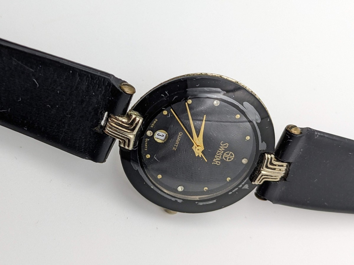 Swistar Swiss Quartz Watch Women 18K Gold Plated No.2549  display picture 1