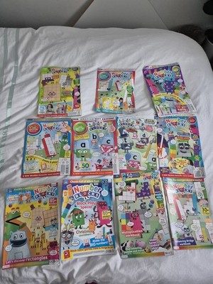 Zahlenblock ADHS Zeitschriften Zeitschriften Alphablöcke 11 x Magazine Autismus 