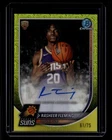 2025-26 Bowman Basketball Rasheer Fleming #BCA-RF RC Auto Yellow Refractor /75