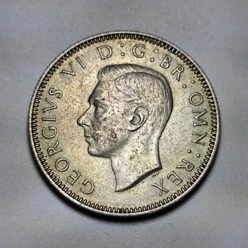 Photo of a 1945 George VI Shilling from an eBay listing that sold on Jun 22, 2026