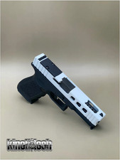 For Glock 17 Gen 3 LWP White Complete Slide 9mm Black Barrel RMSc Cut USA Made