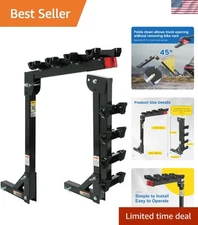 Hitch-Mount Bike Rack for 4 Bikes - Durable & Safe for Family Adventures