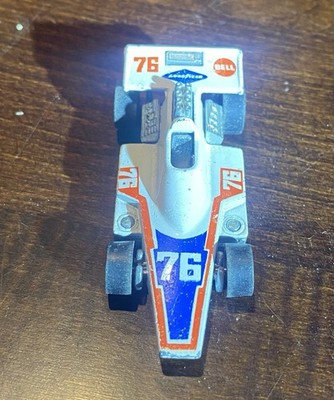 Hot Wheels Redlines Formula 5000 Car No.76 1976 White Made in Hong Kong