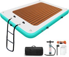 Inflatable Floating Dock Platform for Lake Sea Swimming Pool Water Boat 6Ft/8Ft/